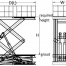 scissor lift drawing