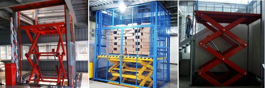 scissor lift for warehouse